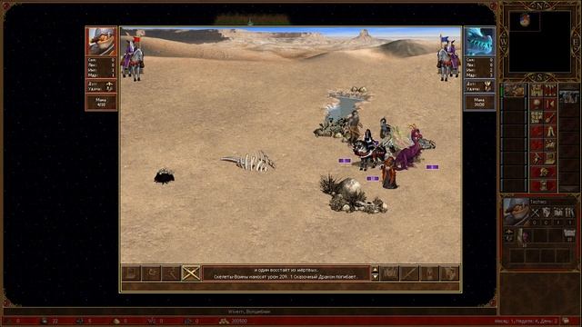 Heroes 3 - 20 Faeries Dragons vs CASTLE смотреть онлайн