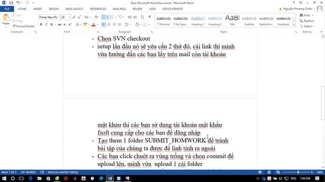 Clip hướng dẫn sử dụng TortoiseSVN nộp bài tập Fsoft смотреть онлайн