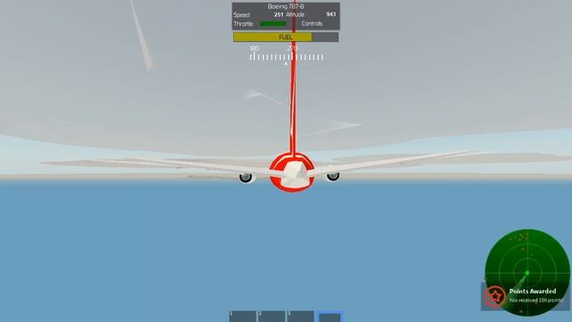 SMOOTH LANDING WITH QANTAS! B787-8 (Roblox pilot training flight simulator) смотреть онлайн