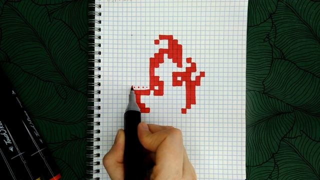 Как нарисовать по клеточкам ОГОНЬ. How to draw FIRE by cells. 如何用细胞引火#pixelart #95 смотреть онлайн
