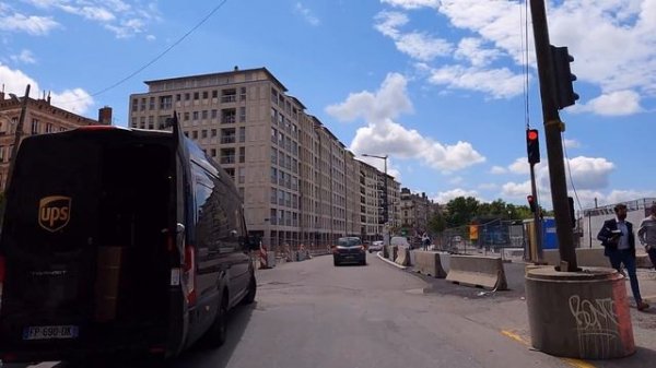 DRIVING LYON, FRANCE Part II, AUVERGNE-RHÔNE-ALPES I 4K 60fps