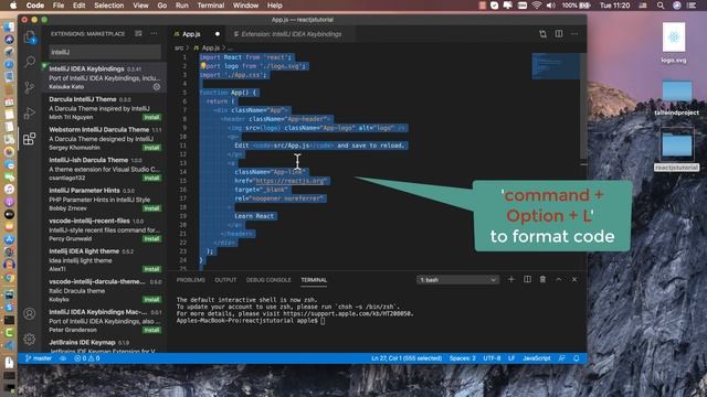 ReactJS #2: Install VSCode and Plugins to code React смотреть онлайн