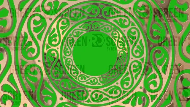 Tatar pattern Green Screen Free Download (Татарский узор орнамент футаж скачать бесплатно) смотреть онлайн