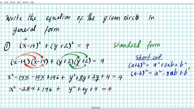 part 2 how to convert circle equations from standard general form center radius algebra precalculus смотреть онлайн