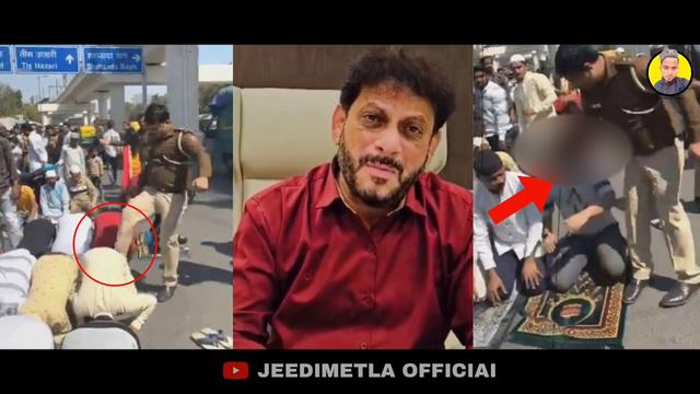 Waris Pathan |Angry On Police |Kicking Muslim |Praying Namaz in Delhi | смотреть онлайн