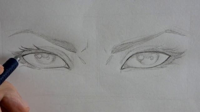 How to Draw Female Eyes - Mad Expression! смотреть онлайн