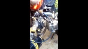 Мотор от скутера с карбюратором от Альфы