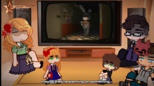 Past Afton Family reacts to Fnaf Jr's // Gacha Club // enjoy :D
