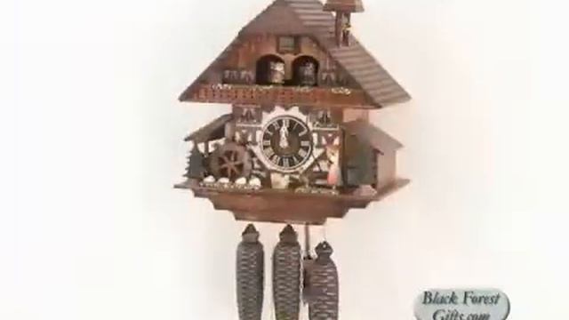 Часы с кукушкой механические Hoenes 8673T. Обзор смотреть онлайн