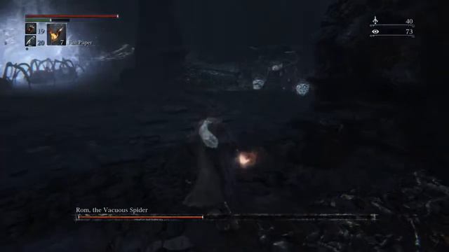 Bloodborne - Lower Pthumerian Labyrinth - ROM boss fight смотреть онлайн