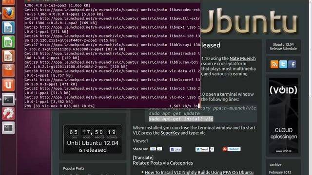 Installing VLC 2.0 Twoflower Using PPA On Ubuntu 11.10 смотреть онлайн