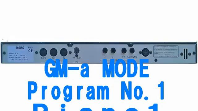 KORG N1R Piano(GM-a) смотреть онлайн