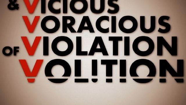 V (V for Vendetta Kinetic Typography) смотреть онлайн