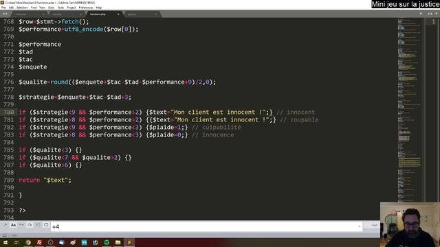 Code du soir sur un mini jeu de justice смотреть онлайн