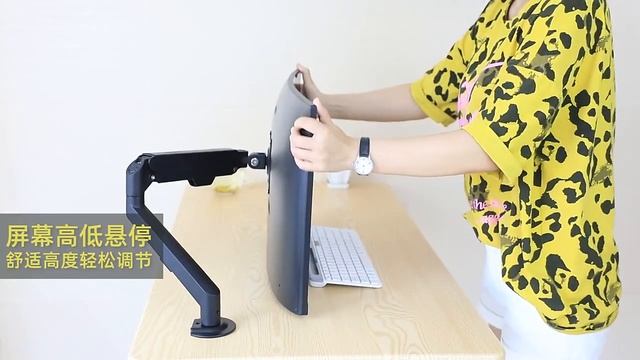 SM-M3 Gas Strut 6.5kg TV Monitor Bracket Desk Stand Mount Holder Desktop Clamp Clip смотреть онлайн
