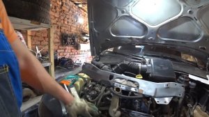 Съёмная рамка радиатора на Шевроле Нива