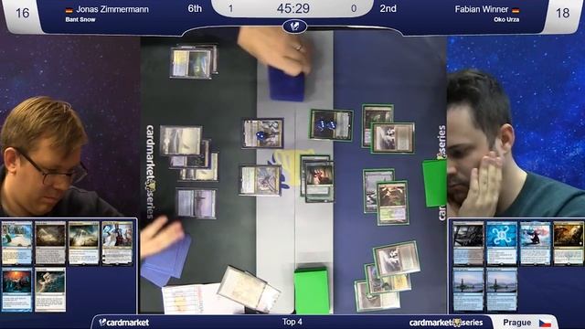 Bant Snow vs Oko Urza - Cardmarket Series Prague Modern Semifinals смотреть онлайн