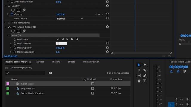 How to Create a Motion Graphics Template .mogrt in Adobe Premiere Pro смотреть онлайн