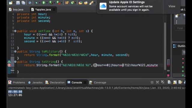 Java Programming Tutorial - 37 - Display Regular time смотреть онлайн