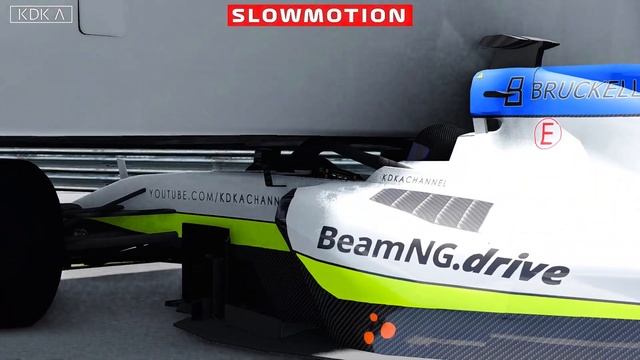 How strong is the F1 Halo? | Halo vs 17.275 KG BUS [BeamNG.drive] смотреть онлайн
