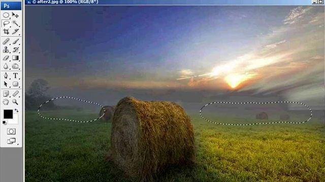 Adding Fog to a Photo - Photoshop Tutorial смотреть онлайн