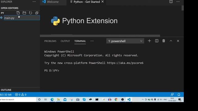 Python programming | Downloading compiler and IDE and writing first python program. смотреть онлайн