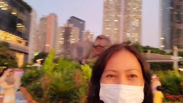 T-REX DINOSAUR AT TSUENWAN PARK HONG KONG COMES TO LIFE | MJtravelover #attraction #robot #ofw смотреть онлайн