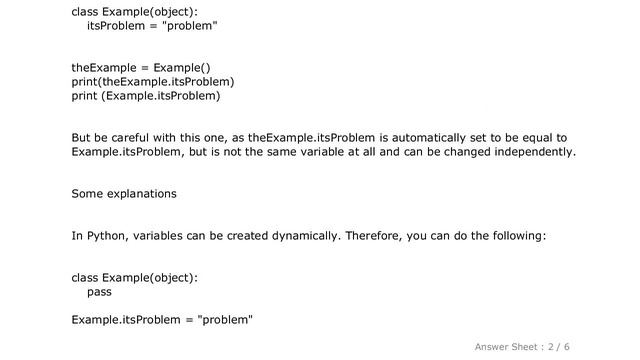 PYTHON : Accessing a class' member variables in Python? смотреть онлайн