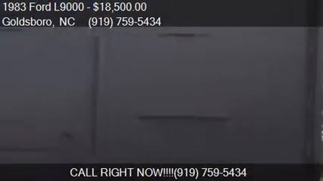 1983 Ford L9000 Dump Truck for sale in Goldsboro, NC 27534 a смотреть онлайн