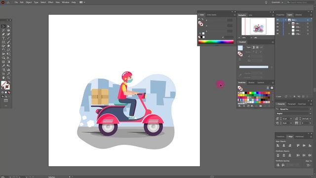 ЧТО ТАКОЕ ОБТРАВОЧНАЯ МАСКА В ADOBE ILLUSTRATOR (ИЛЛЮСТРАТОРЕ). Способы её применения и ПРИМЕРЫ. смотреть онлайн