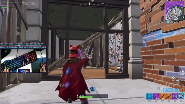 Donate=Prize (Desc.)! Fortnite Solo Morning Gameplay. Keyboard (ASMR) Stream 132 #JustClan смотреть онлайн