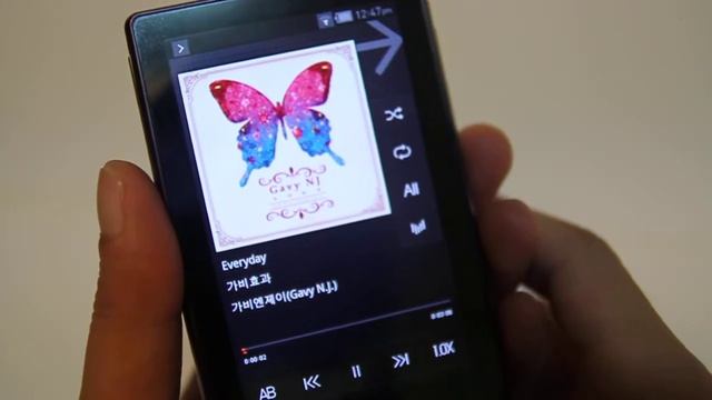 Cowon D3 MP3 / Android ver. Gingerbread - Music Control - смотреть онлайн