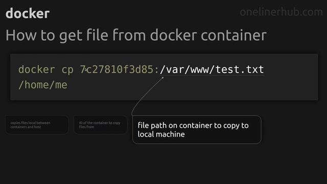 How to get file from docker container #docker смотреть онлайн