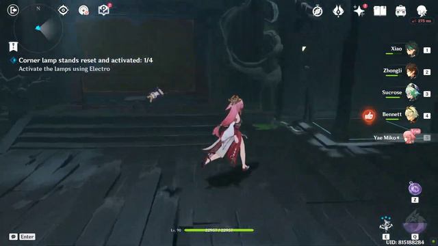 Activate the lamps Using electro Genshin Impact смотреть онлайн