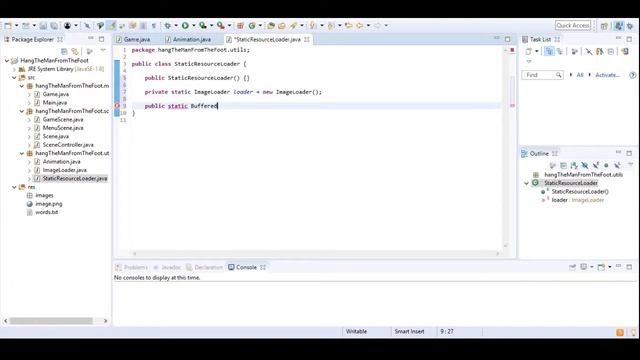 Java Game Programming - HangMan Part-5 (Animation) смотреть онлайн
