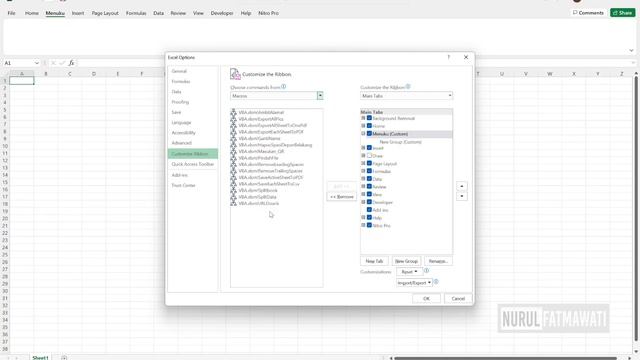 Membuat Menu di Excel || Make your own Excel menu with VBA смотреть онлайн