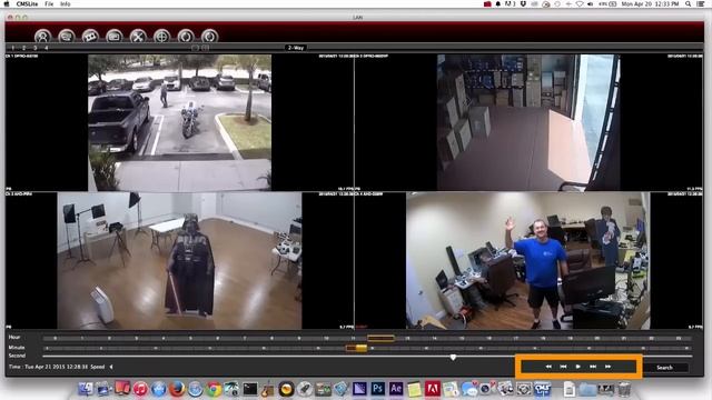 Mac CCTV DVR Software Recorded Video Surveillance Playback & Export смотреть онлайн