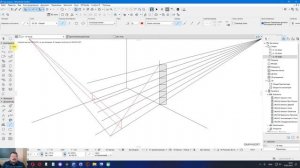 Лестница в угловой перспективе