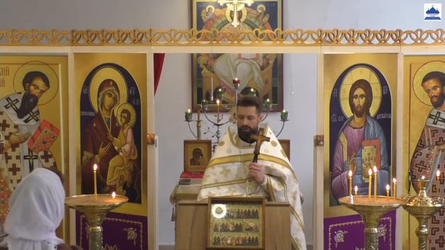 Проповедь. Литургия. 30.01.2021 сб смотреть онлайн