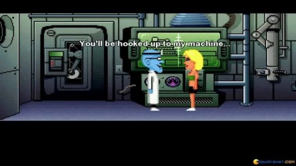 Maniac Mansion Deluxe gameplay (PC Game, 2004)