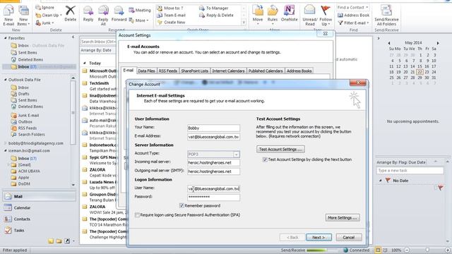 Change Server setting for Outlook смотреть онлайн
