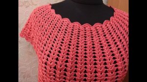 Кофточка Солнечный лучик  крючком. 2 часть.