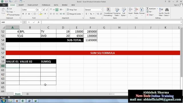 How to Use SUM, SUMIF, SUMSQ, SUMIFS, SUMXMY2, SUMX2PY2, SUMX2MY2, SUMPRODUCT Formula in Ms Excel смотреть онлайн