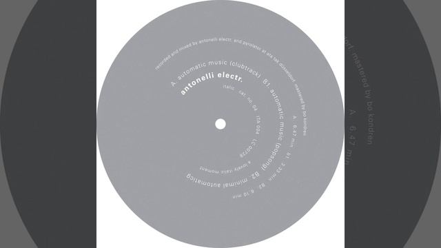 Automatic Music (Minimal Mix)