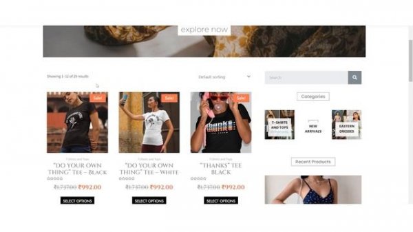 thinking positive tee purple.