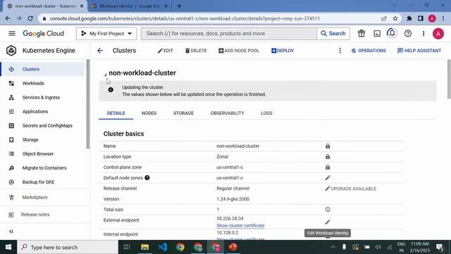 How to Enable Workload Identity in GKE cluster смотреть онлайн