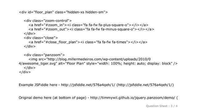HTML : Plugin to zoom and pan SVG смотреть онлайн