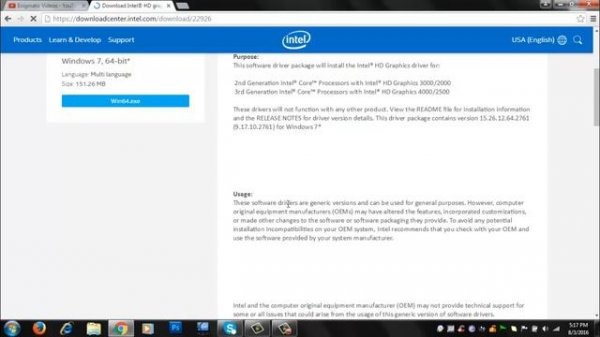 How To Download Intel HD Graphics 3000 Drivers
