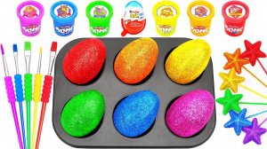 Для малышей мультики АСМР. Разноцветные яйца. Забавные игрушки. Фокусы