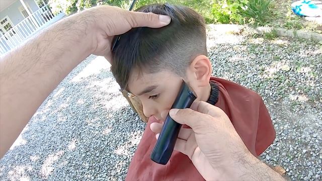 how is a boy's haircut done? learn!! hair cutting transformation #stylistelnar (Hd video) смотреть онлайн